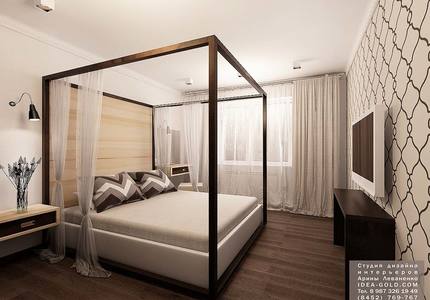 дизайн современной спальной